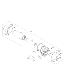 Kohler Cv732-3015 Air Intake And Filtration Diagram and Parts List for Z-FORCESZ48 (53ATDFJB-53ATDFJB050)(2014) Cub Cadet Lawn Tractor